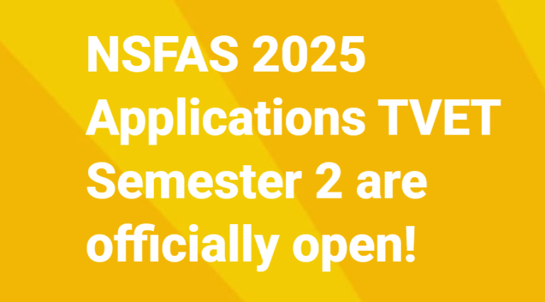 NSFAS Application