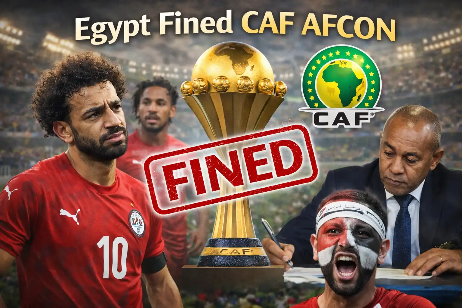 Egypt Fined CAF AFCON