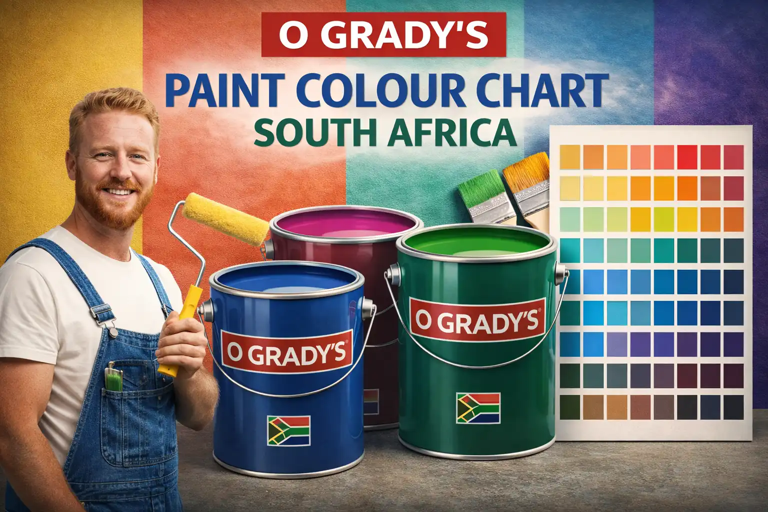 O Grady's Paint Colour Chart South Africa