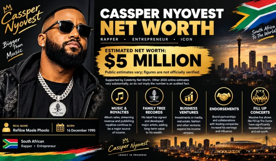 Cassper Nyovest Net Worth