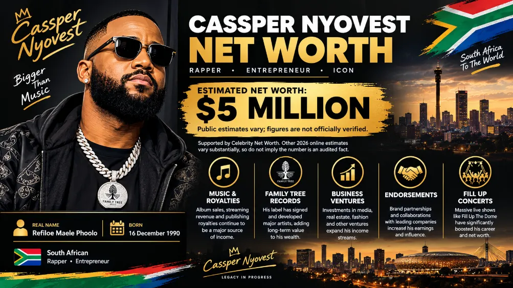 Cassper Nyovest Net Worth