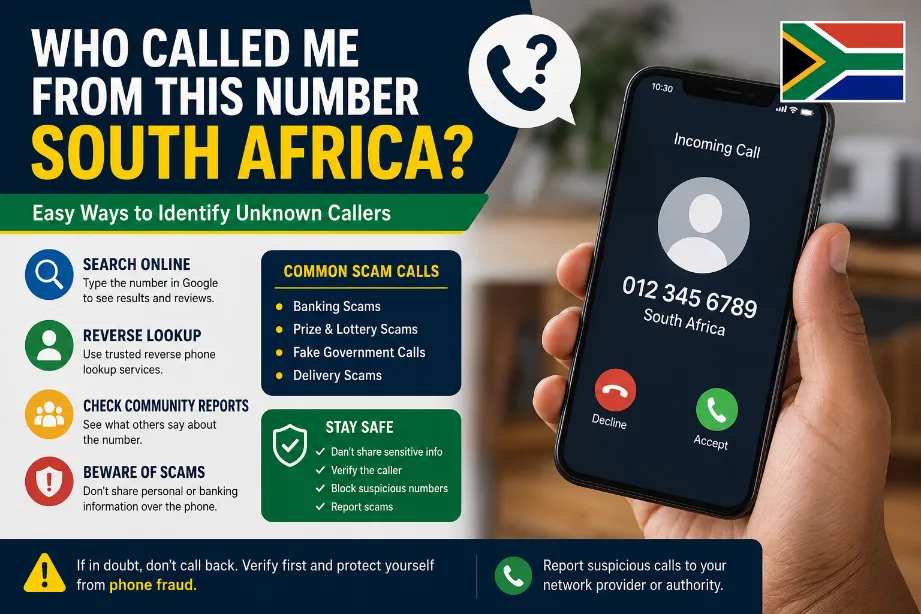 Who Called Me From this Number South Africa